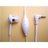 iphone handsfree earphone double ear in ear type white