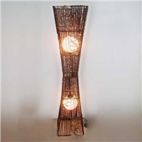 latest desgin Decorative  Bamboo floor lamp