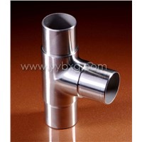 stainless steel flush tee tube connector