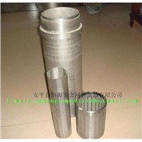 stainless steel screen pipe,water well screen, wire wrap screen,continuous slot screen