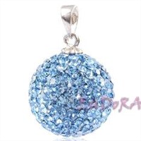 sterling silver crystal pendant with OEM