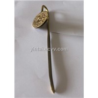 zinc alloy bookmark