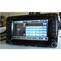 7 Inch Car GPS DVD Players with Analog TV Bluetooth Radio Multi-Language for Touran