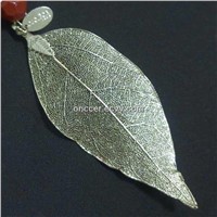 Unique jewelry gifts,gold plated natural leaf, gold leaf