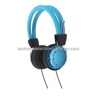 3.5mm stereo plug 50mm driver adjustable headband metal headphone