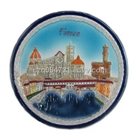 3-D Ceramic Plate, Suitable for Home Decorations