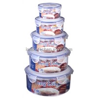 5 in 1 round airtight container