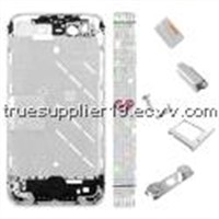 Apple iPhone 4S Diamond Housing Middle Plate Couple Style Silver Color