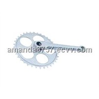 Bicycle chain wheel &amp;amp; crank