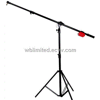 Convertible boom stand with arm