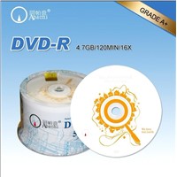 DVD-R with 4.7GB Memory, 120mins Playing Time and 16x/8x Running Speed