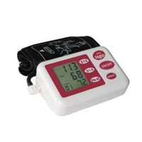 Digital Automatic Wrist Arm Blood Pressure Monitor 40 - 195 beats / min red Color
