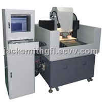 Double Spindle CNC Engraving Machine for lens Glass Engraving