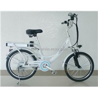 Electric Bicycle with Brush-less Hub Motor, Lithium-ion Battery and 25kph Maximum Speed