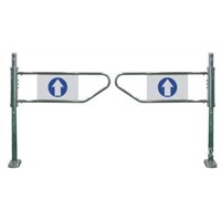 Extremely robust structure Supermarket Swing Gate HBE-AC-4