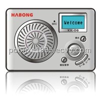 HB-KK-06 multifunction MP3 player with USB/ TF card and MIV record
