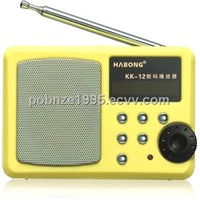 HB-KK-12 multifunction MP3 player with LED display