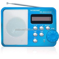 HB-KK-32 multifunction MP3 player with LED display and FM stereo radio