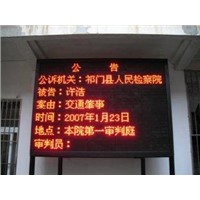 High brightness Single Color LED Display Car Mounted Message Signs