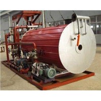 Hot 3000kw Industrial gas fired horizontal thermal oil heating boiler