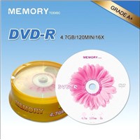 Light Blank DVD-R with 120Minutes Playing Time, 4.7GB Memory and 16/8x Running Speed