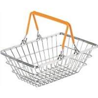 Metal or plastic Supermarket Shopping Trolleys Mini Shopping Baskets HBE-MB-1