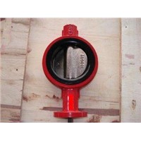 One Shaft without Pin Type Butterfly Valve