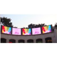 Outdoor curved led screen