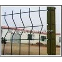 Peach Shape Post wire mesh fence