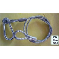 Plastic Coated Steel Wire Safety Rope Lighting Hook