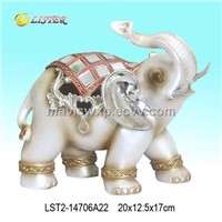 Resin elephant statue