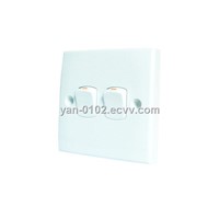 Two gang one/two way wall switch