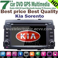 Wholesale Kia Sorento In dash stereo DVD GPS player with 7inch touch screen factory manufacture