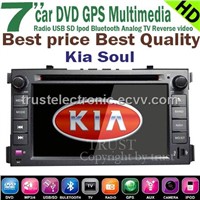 Wholesale Kia Soul in dash stereo car DVD GPS player with 7inch touch screen Factory manufacture