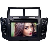 Wholesale Totota Yaris in dash stereo navigation car DVD GPS player with 7inch touch screen