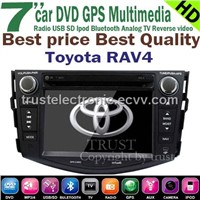Wholesale Toyota RAV4 in dash stereo car DVD GPS player with 7inch touch screen factory manufacture