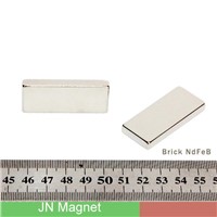 block neodymium or NdFeB magnet