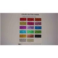 color glitter paper
