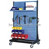 movable tool hanging board rack