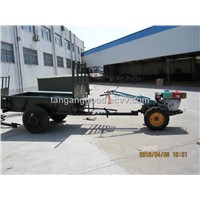 walking tractor trailer