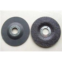 woolen polishing disc with plastic cap