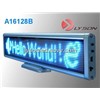 P3mm 16*128 dots Blue Color Window LED Scrolling Sign/Window LED Message Display