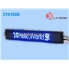 P4.75mm 16*224 Dots Simple One Line LED Moving Display