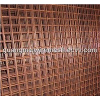 Copper coated welded mesh panel
