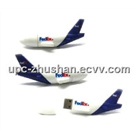 Custom Gifts Hot Mini Airplane Shaped USB Flash Memory