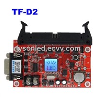 Large TF-D2 LED display control card,support P10 full color signature