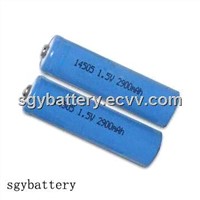 Li-FeS2 14505 1.5V 2900mAh battery