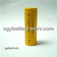 NI-CD A1600mAh 1.2V rechargeable battery