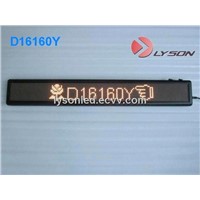 P4.75mm 16*144 Dots Electronic LED Message Sign / Simple LED Scrolling Display