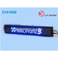 P4.75mm 16*224 Dots Simple One Line LED Moving Display